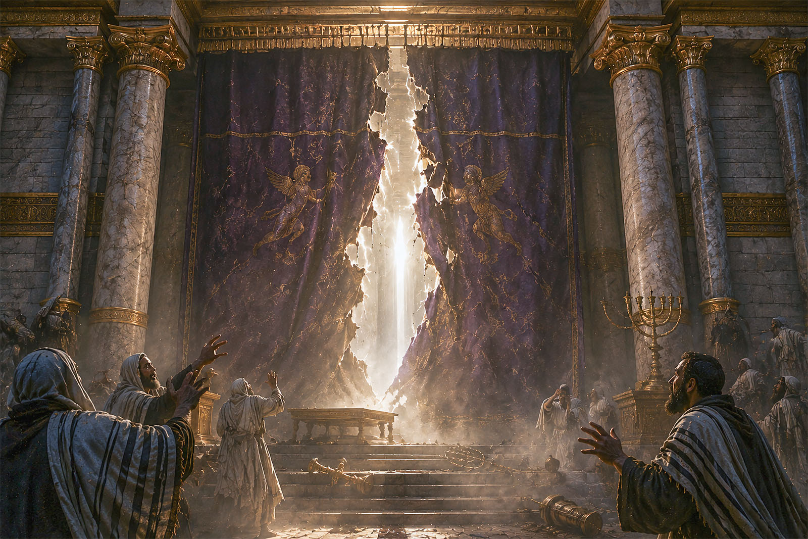 The veil of the temple is rent
